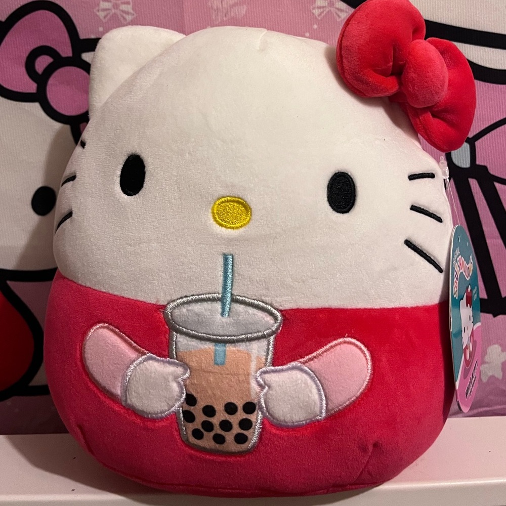 Original Squishmallows Hello Kitty 🤍🐱🧋♥️